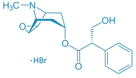 Chemical Structure of Scopolamine Hydrobromide