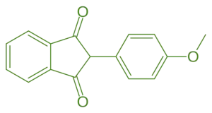 Structure of Anisindione