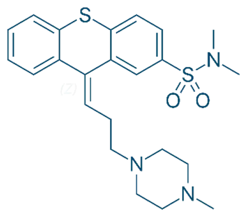  Chemical Structure of Thiothixene