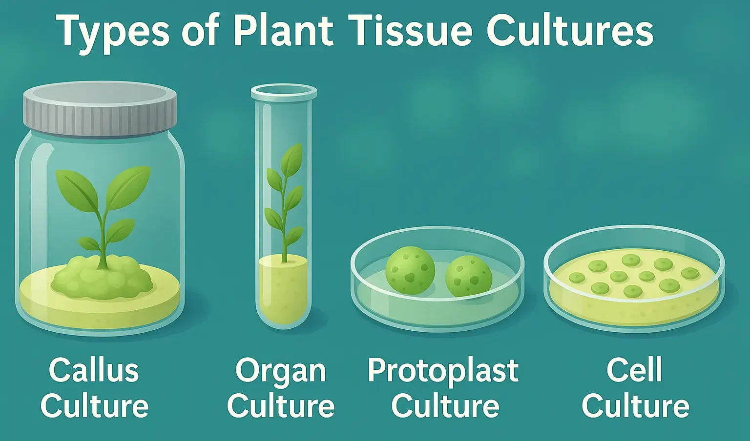 Types of Plant Tissue Cultures