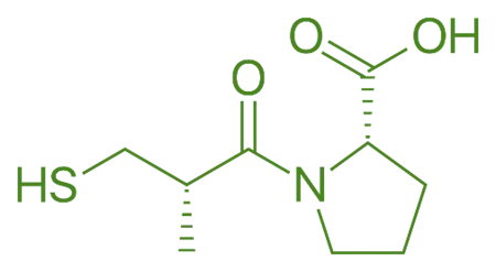 Structure of Captopril Structure of Captopril