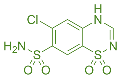 structure of Chlorthiazide