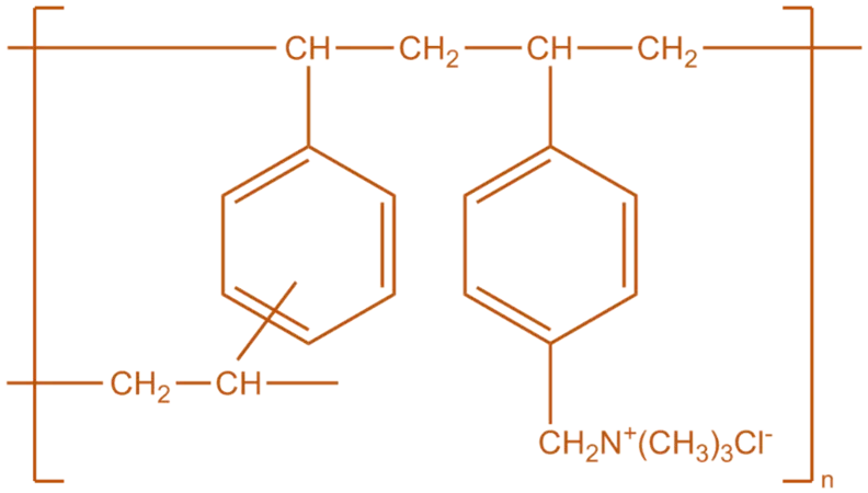 Structure of Cholestyramine Structure of Cholestyramine
