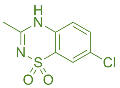 Structure of Diazoxide Structure of Diazoxide