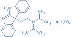 Structure of Disopyramide Phosphate Structure of Disopyramide Phosphate