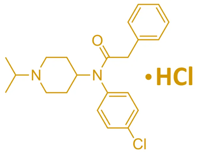 Structure of Lorcainide Hydrochloride