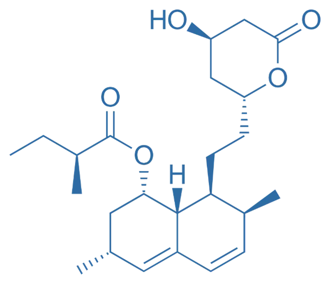 Structure of Lovastatin Structure of Lovastatin