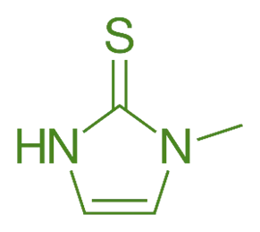 Structure of Methimazole