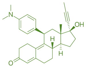 Structure of Mifepristone