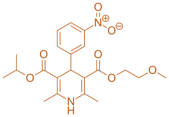 structure of Nimodipine structure of Nimodipine