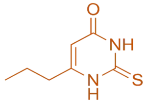 Structure of Propylthiouracil