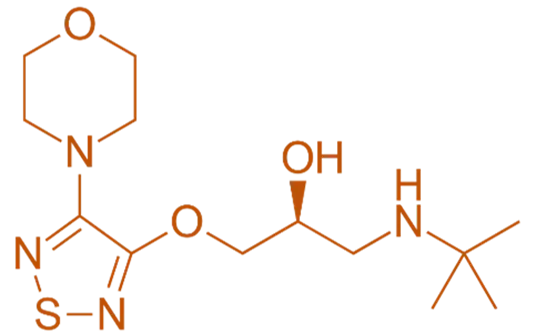 Structure of Timolol