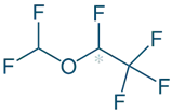 Chemical Structure of Desflurane Chemical Structure of Desflurane