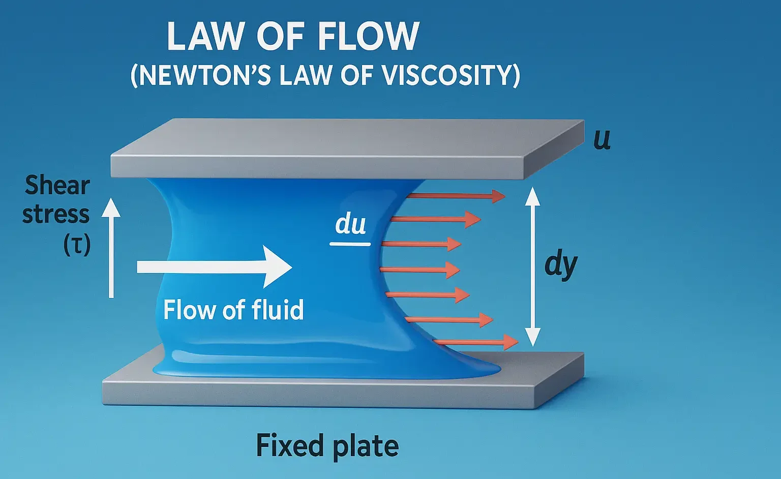 Law of Flow (Newton’s Law of Viscosity)