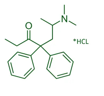 Chemical Structure of Methadone Hydrochloride