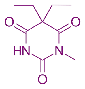 Chemical Structure of Metharbital 