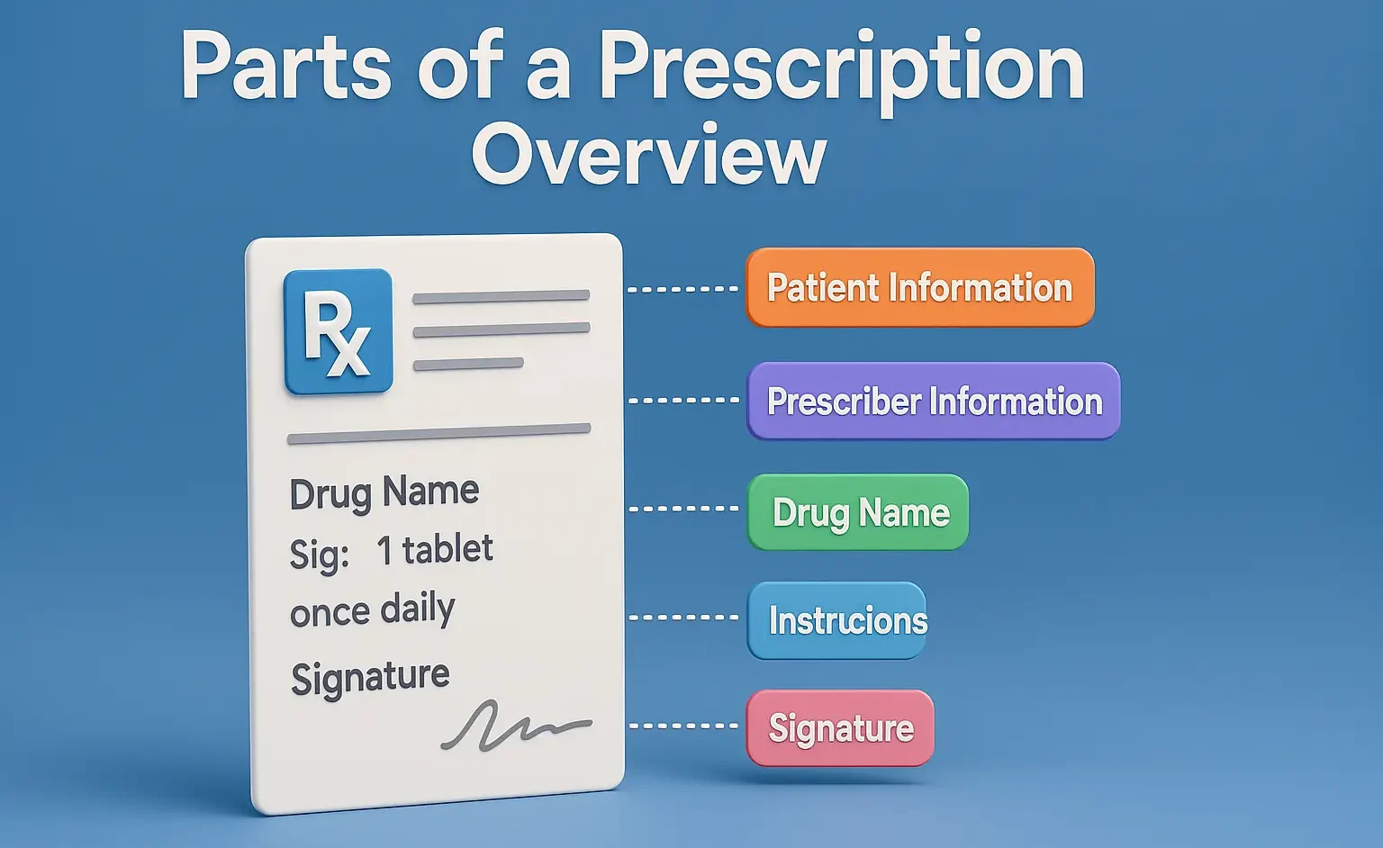 Parts of a Prescription & Overview