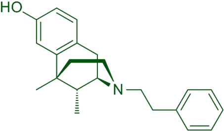 Chemical Structure of Pentazocine