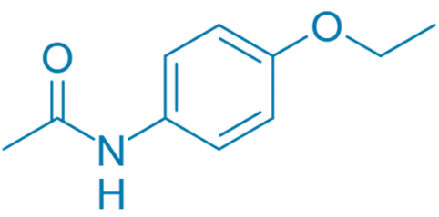Chemical Structure of Phenacetin (Withdrawn)