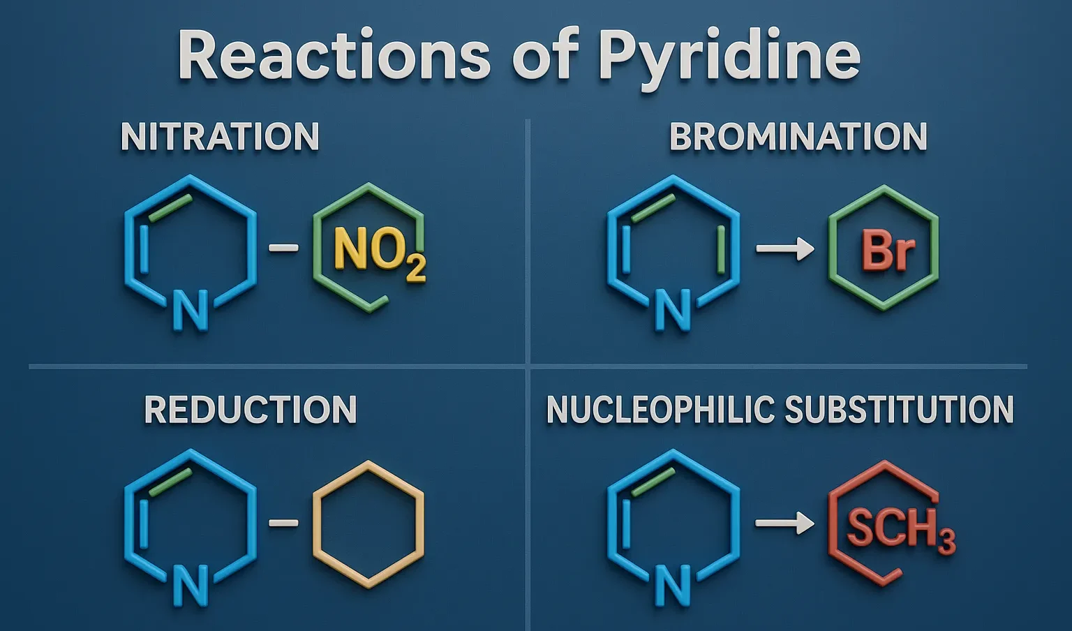Reactions of Pyridine