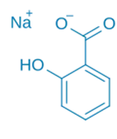 Chemical Structure of Sodium Salicylate