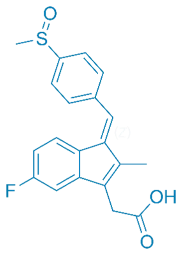 Chemical Structure of Sulindac