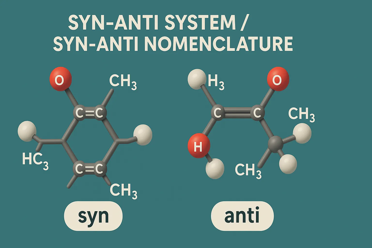 Syn-Anti System/ Syn-Anti Nomenclature