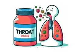 Throat paint