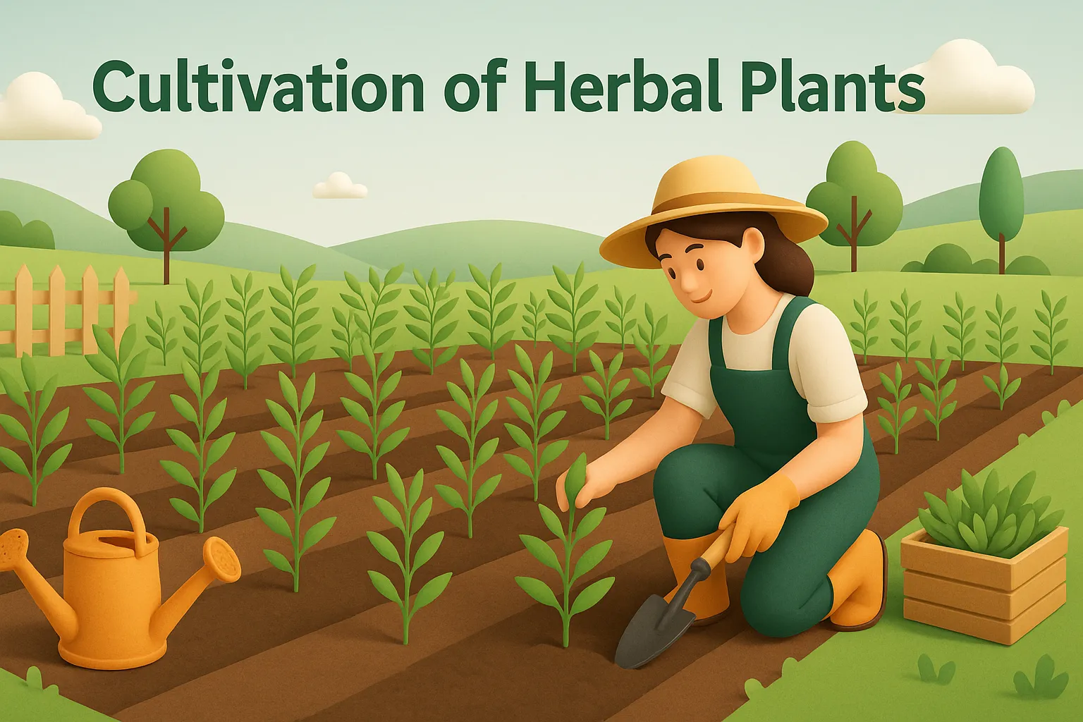 Cultivation of herbal plants