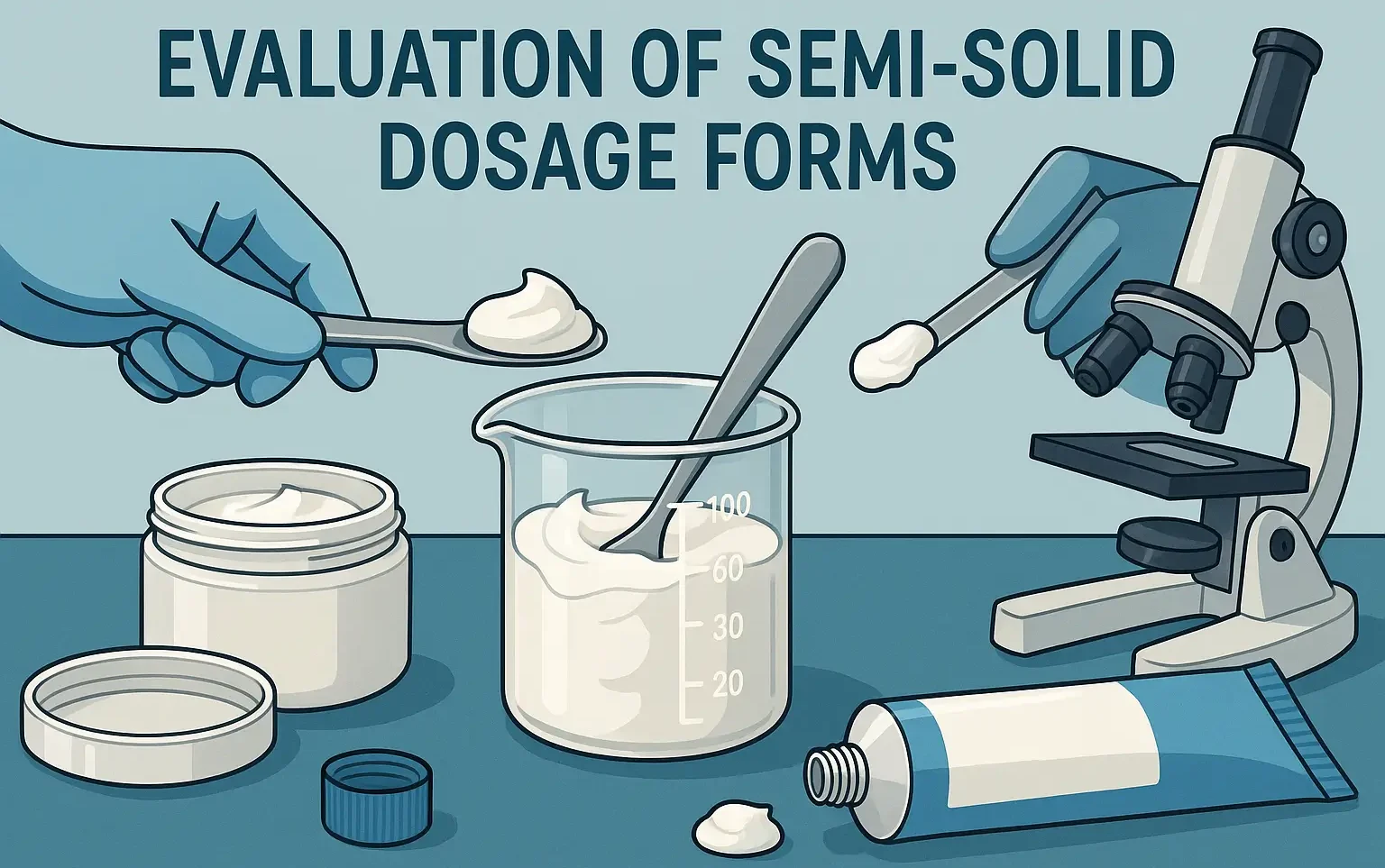 Evaluation of semi solid dosages forms