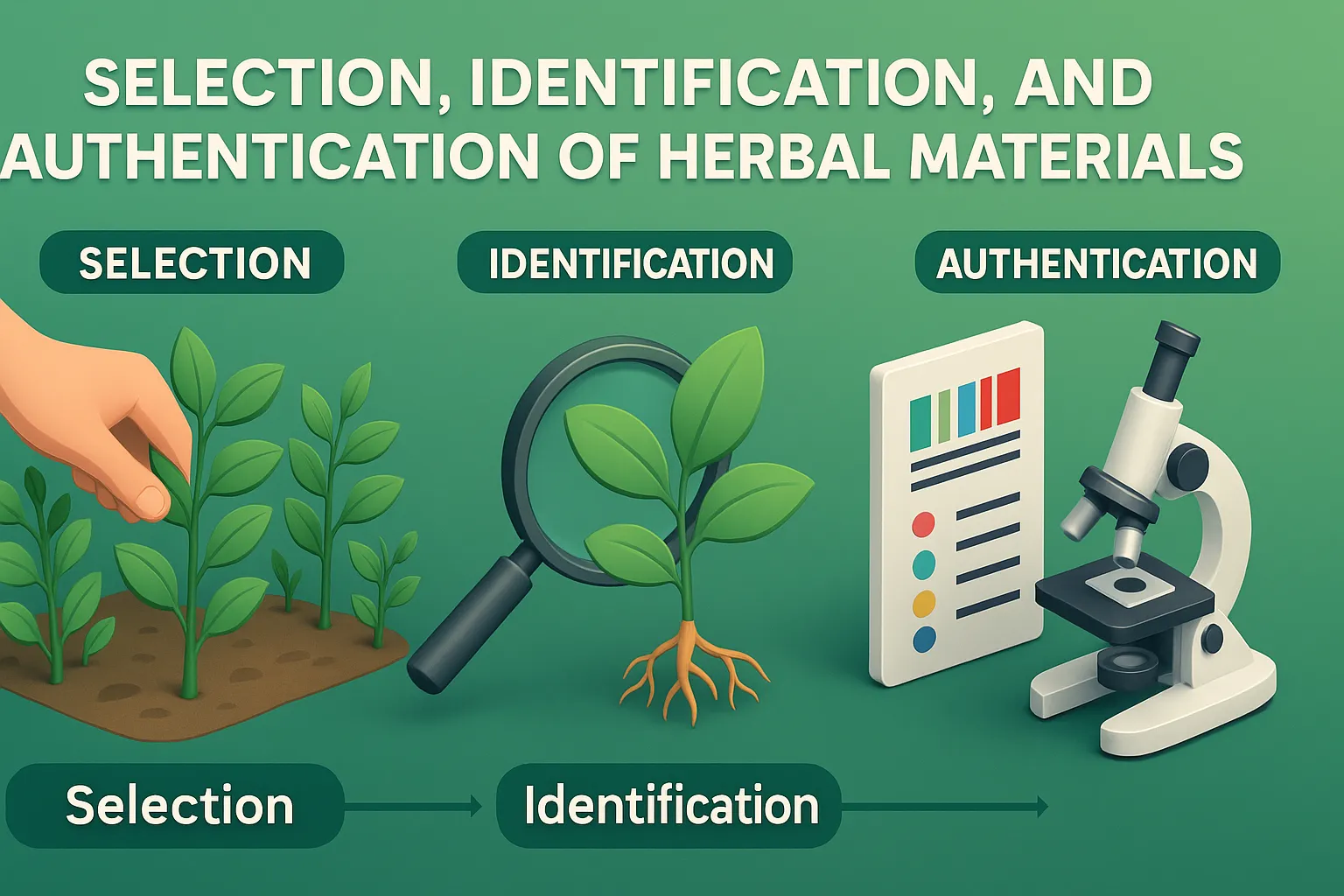 Selection, Identification, and Authentication of Herbal Materials